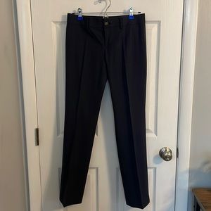 Banana Republic Women’s Straight Fit Navy Blue Logan Trouser